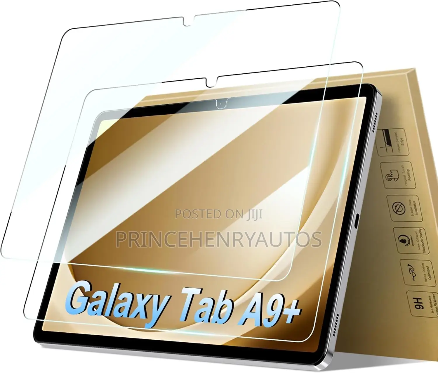 Ztotop 2 Pack Tempered Glass Protector for TAB A9 PLUS 11