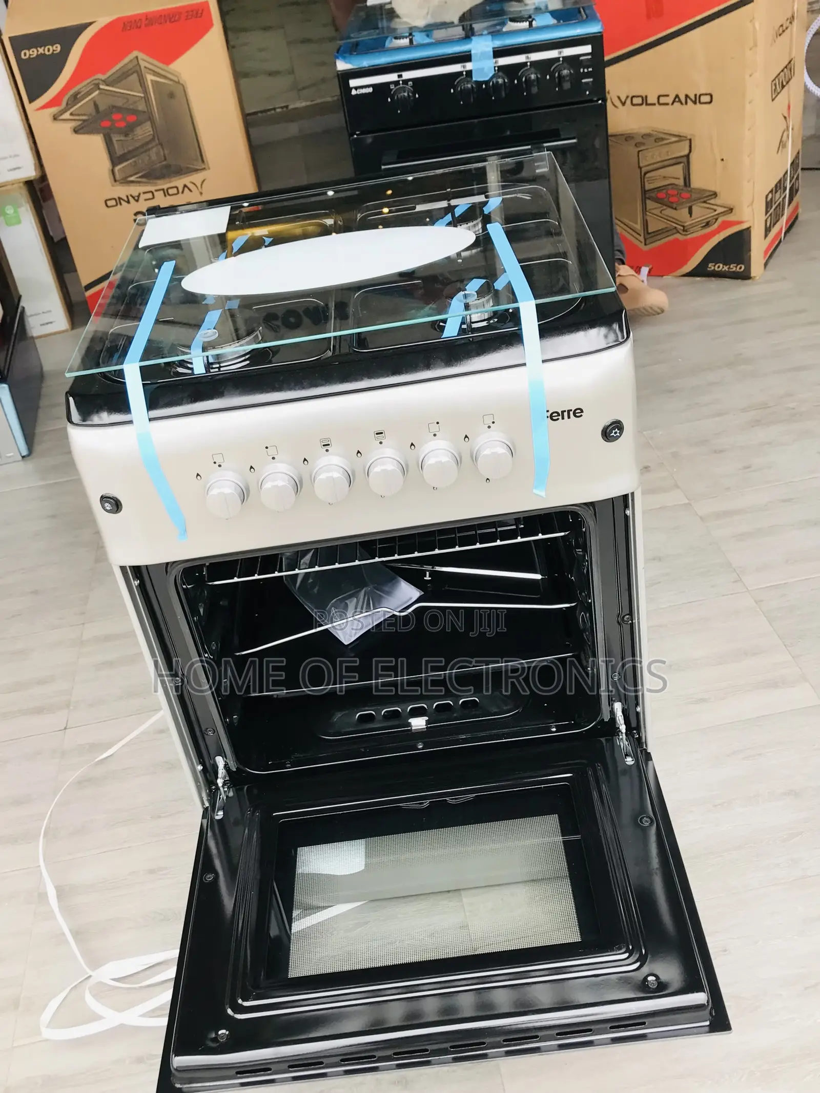 Fresh Authentic Ferre 60X60 New Line Automatic Gas Cooker