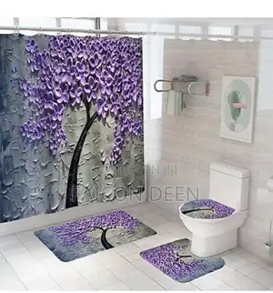 Luxurious Elegant 4 in One Bathroom Set Mat(In Diff Colors