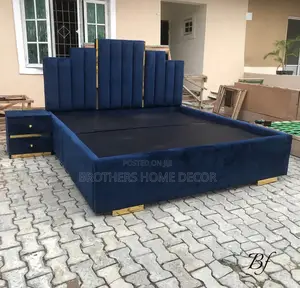 Queen Size Bedframe With Side Drawer