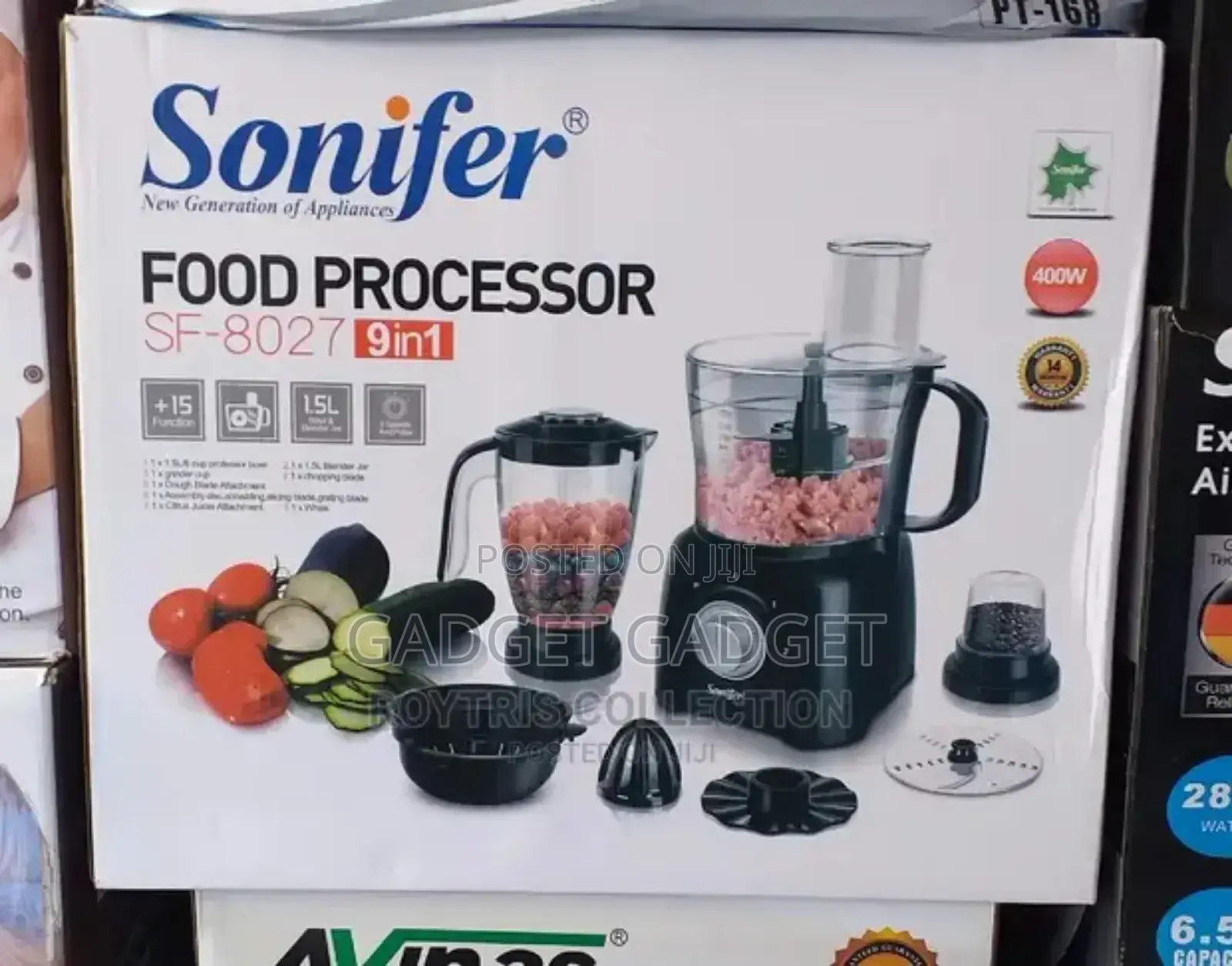 9 in 1 Sonifer Food Processor