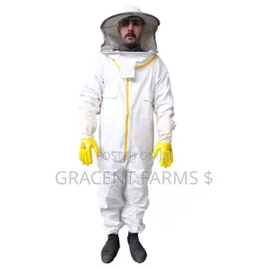 Photo - 2-Zipper Off-White Cowboy Style Beekeepers' Jumpsuit