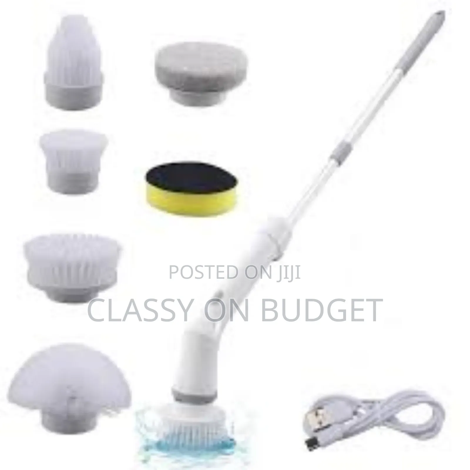Electric Spin Scrubber With 6 Brushes