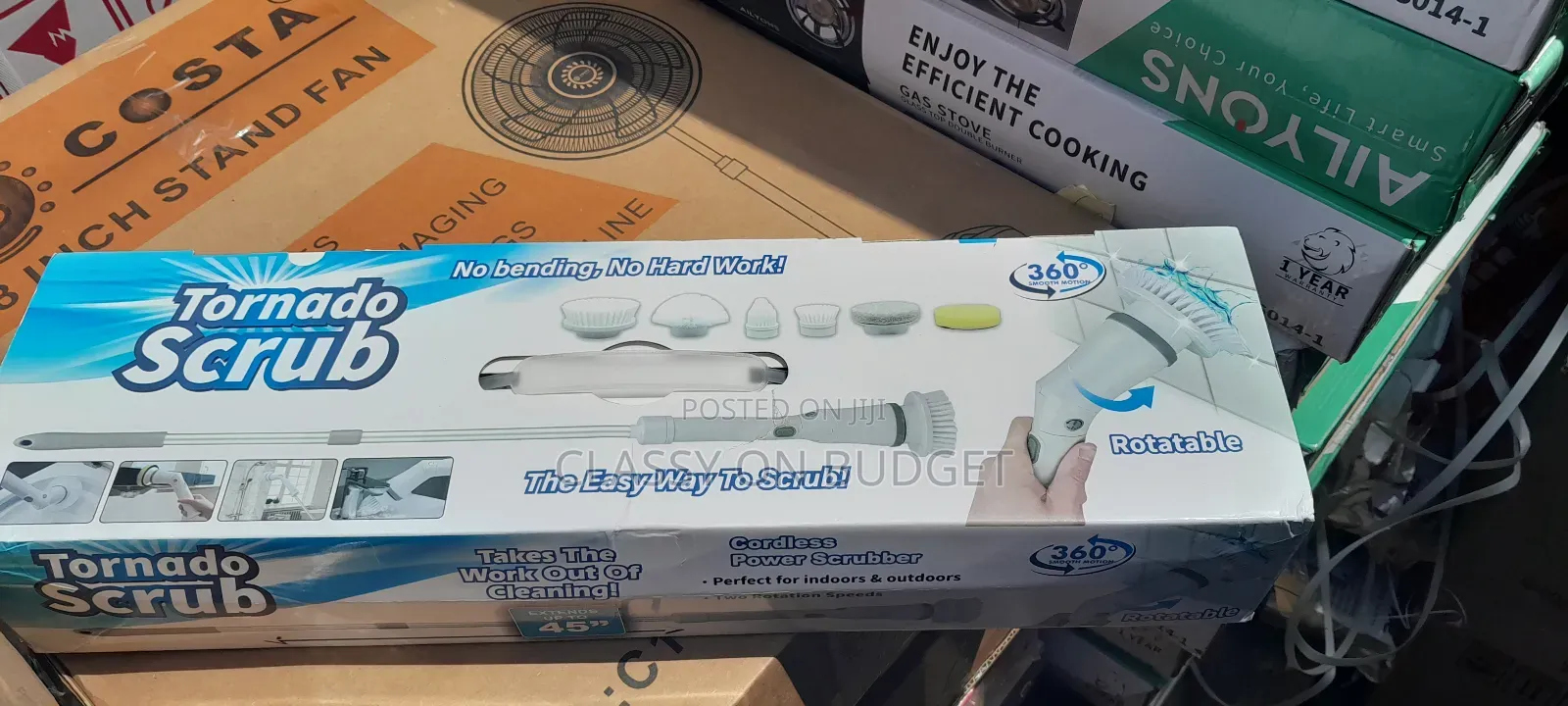 Electric Spin Scrubber With 6 Brushes