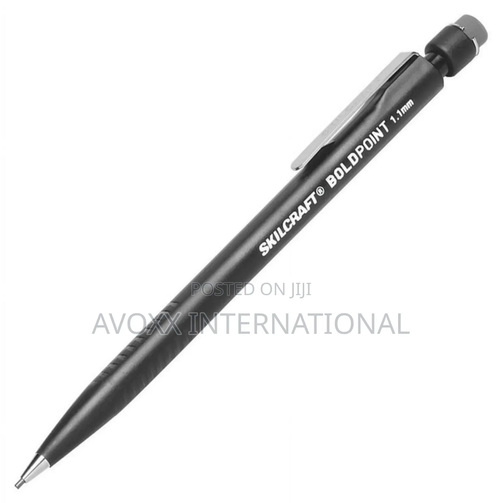 12PC Skilcraft 1.1mm Push Bold Point Mechanical Pencil-Black
