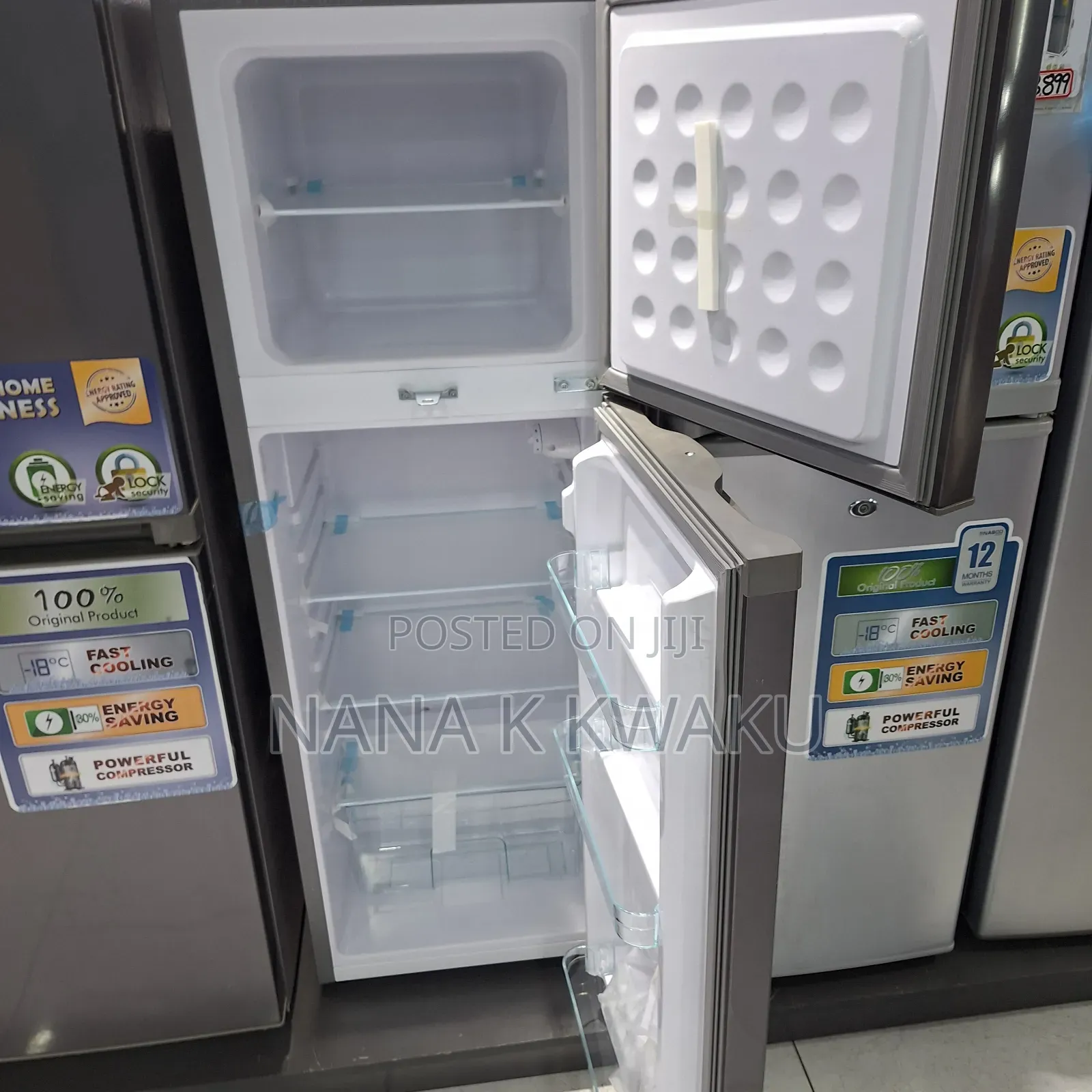 Top Freezer_nasco Nasf2-18 Double Door Fridge