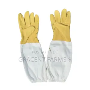 Goatskin Leather Beekeeper's Glove With Elastic Cuff - XL