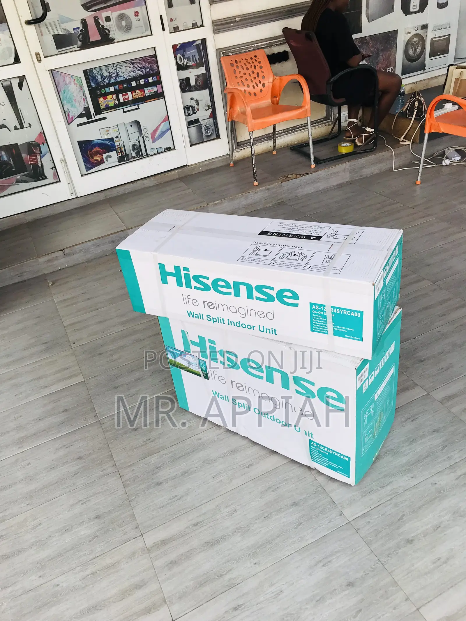 Affordable Hisence 2.5hp Split Type Non Inverter Ac(White).