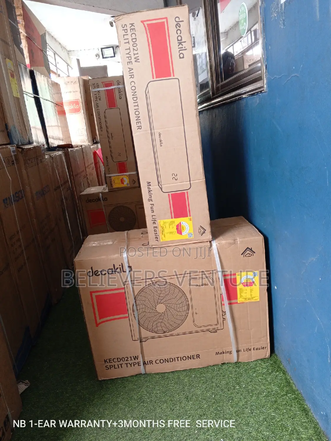 Decakila Air Conditioner 1.5HP Split Type R410A Aircondition in Accra