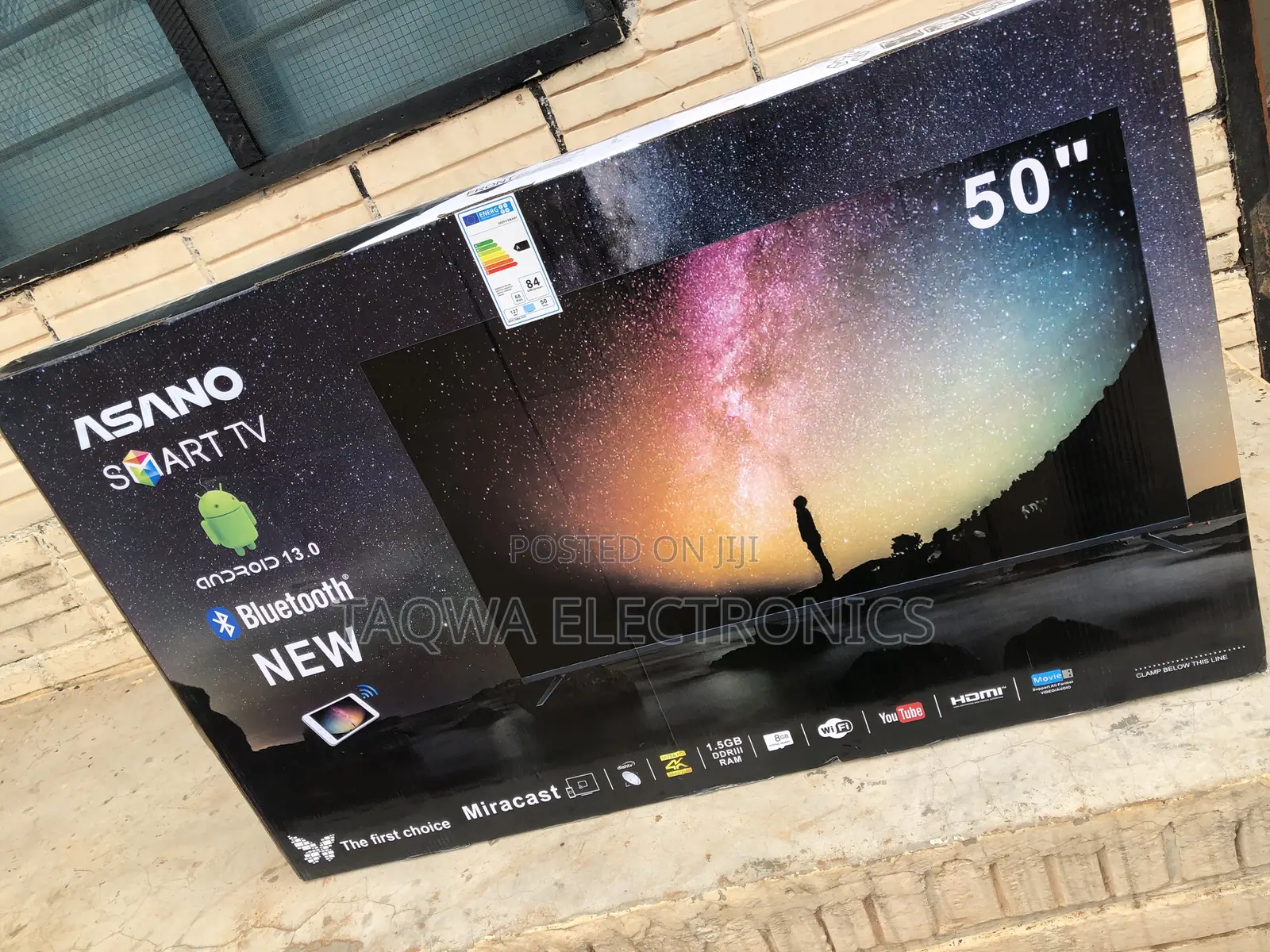 Asano 50inch //Smart Androide