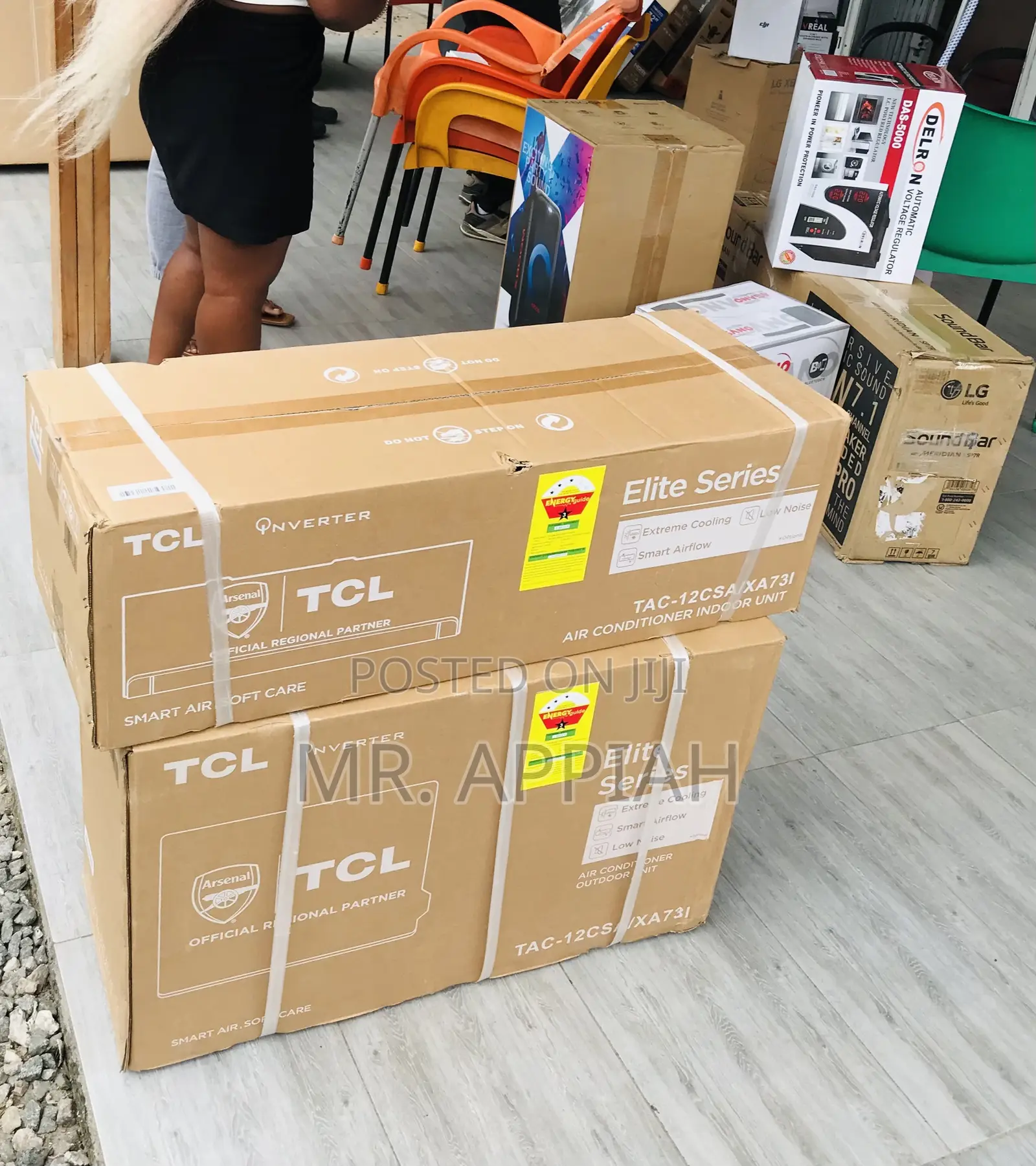 Check Out Quality TCL 2.5hp R410 Inverter Ac(White)./
