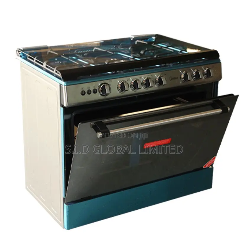 Unique Midea 5 Burner Gas Cooker With Oven (VESTA-P48C)