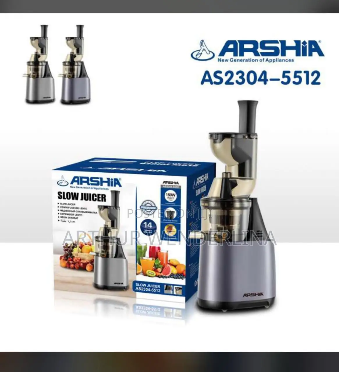 Arshia Slow Juicer