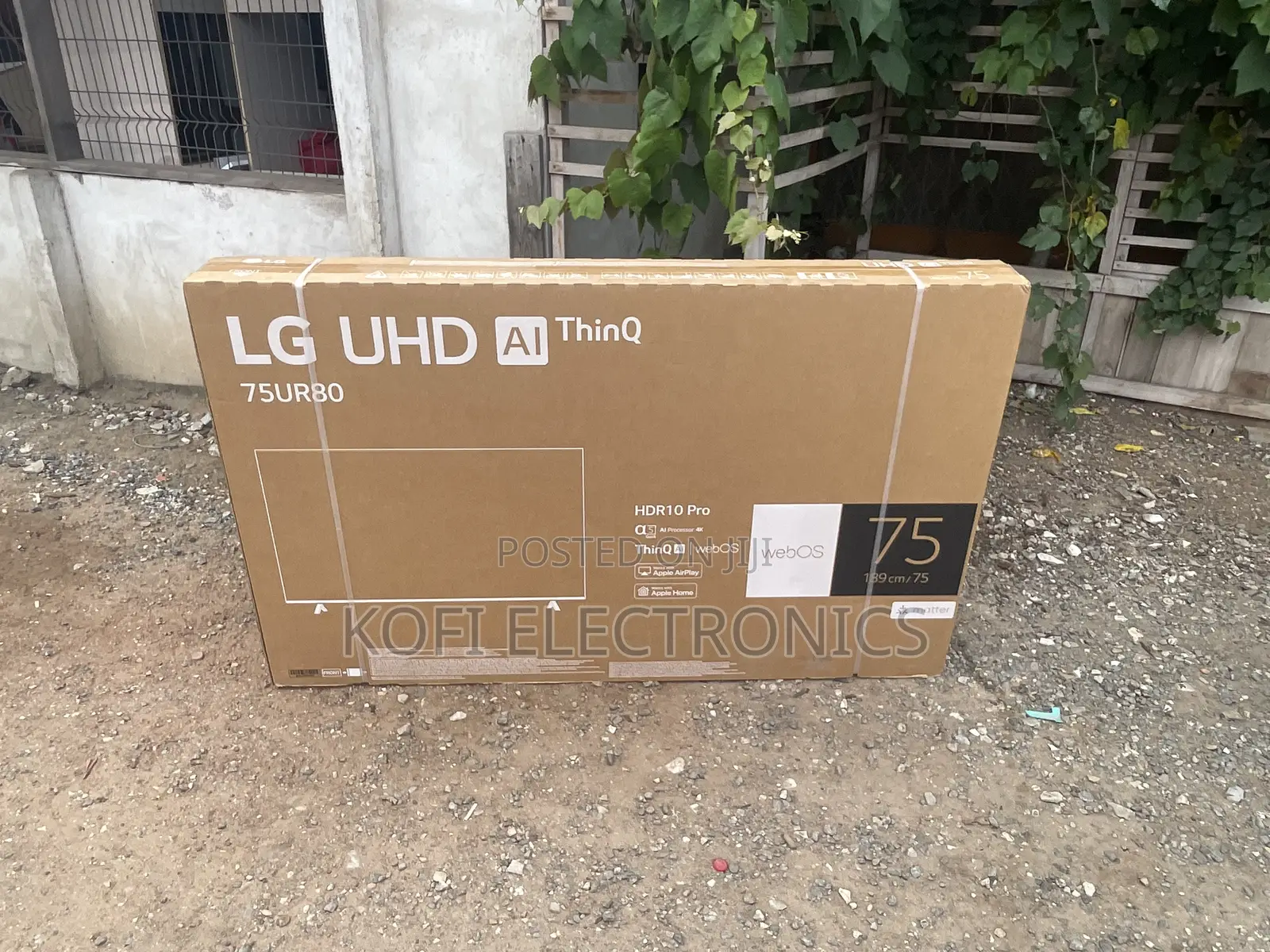 Sealed Black LG 75ur78003lk Tv(75") Ultra HD Smart TV