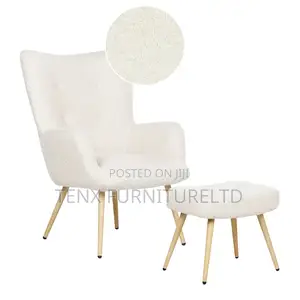 Ascent Chair (Fluffy) Fabric With Leg Rest