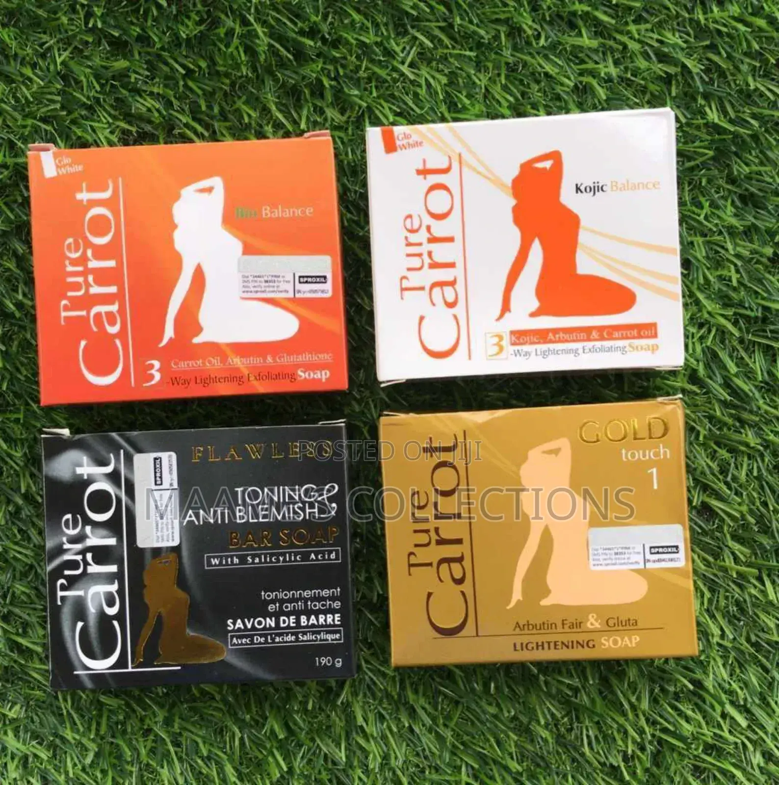 Pure Carrot Toning and Anti Blemish Body Soap