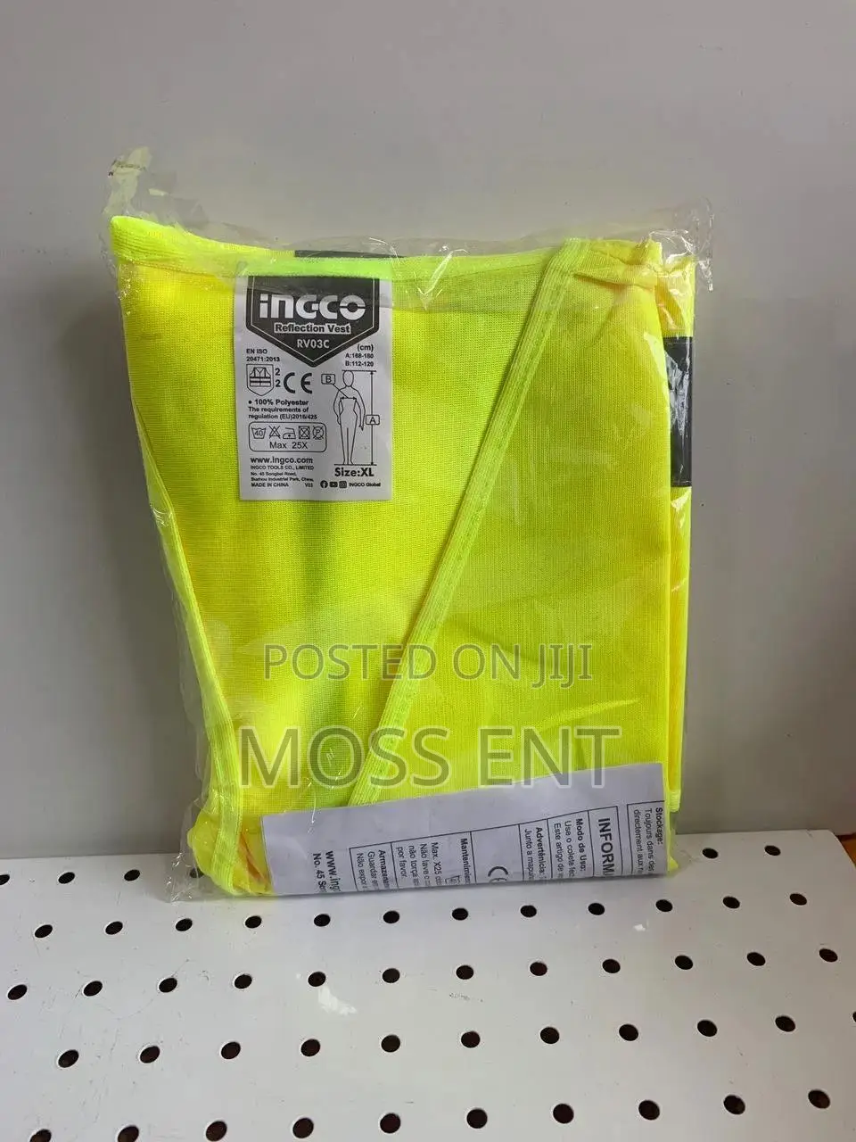 Reflection Vest - Yellow - Rv03c
