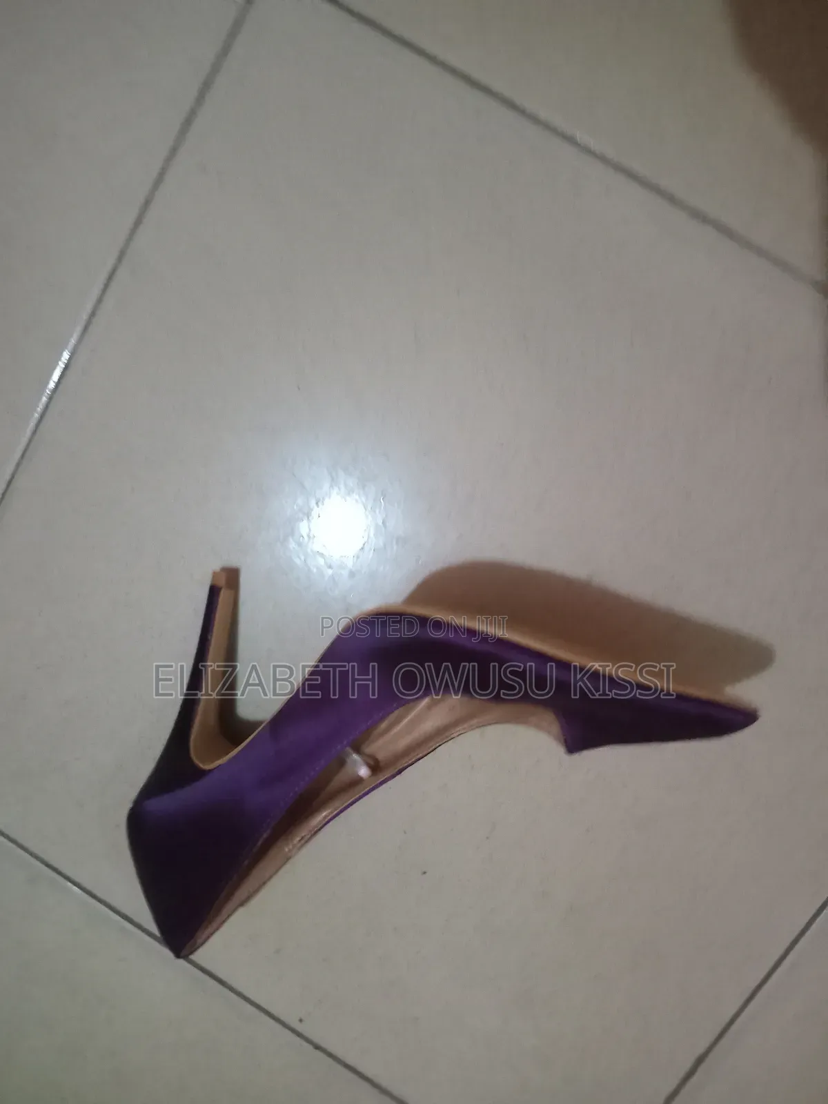 Ladies Purple Heel