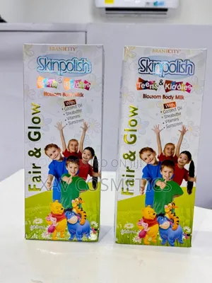 Skin Polish Kids Teens Body Milk Lotion