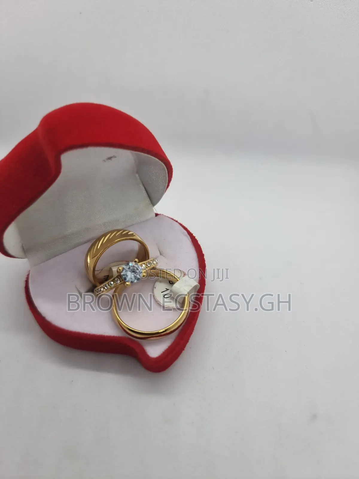 Wedding and Engagement Ring ( 3 Piece )