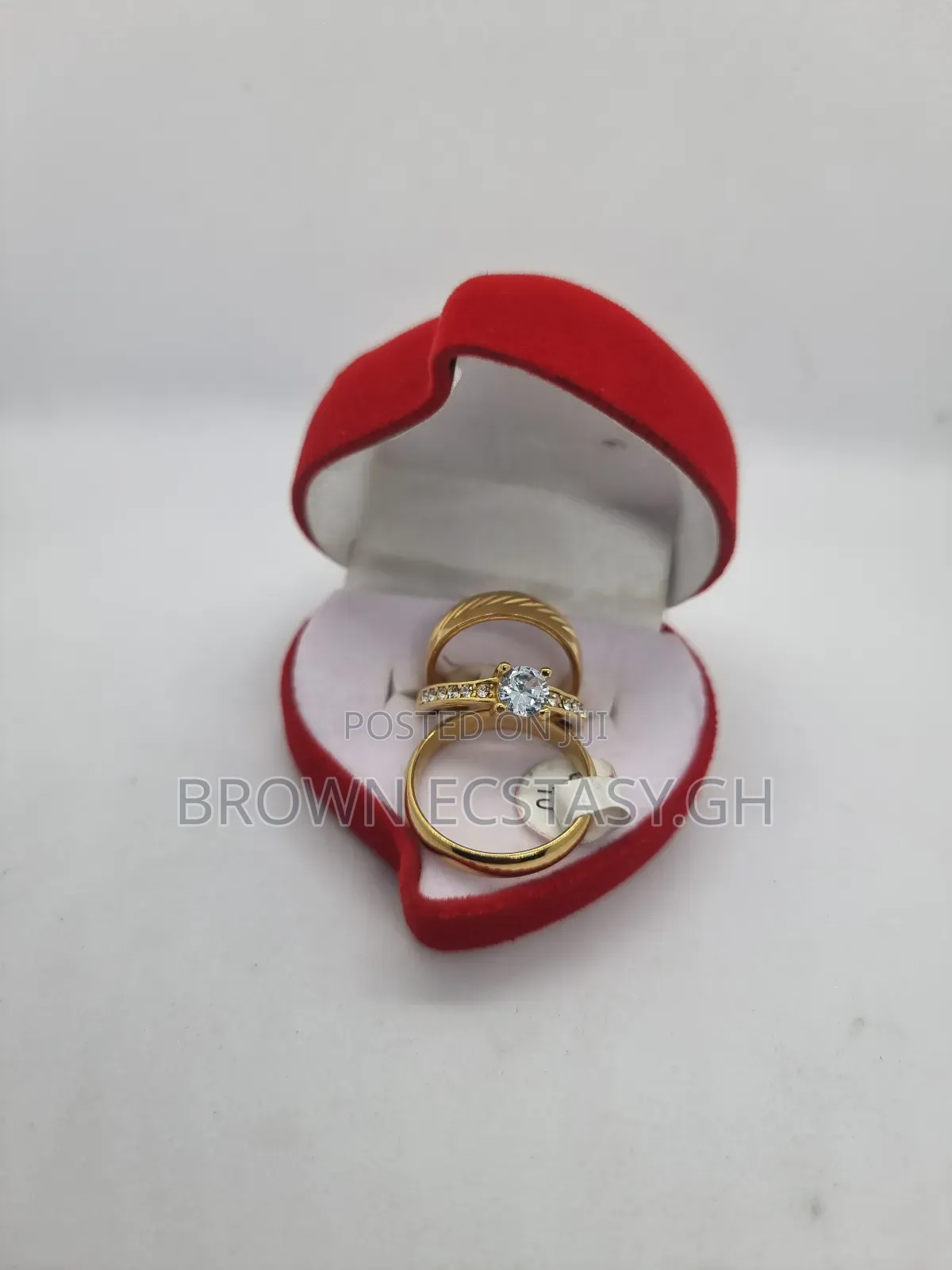 Wedding and Engagement Ring ( 3 Piece )