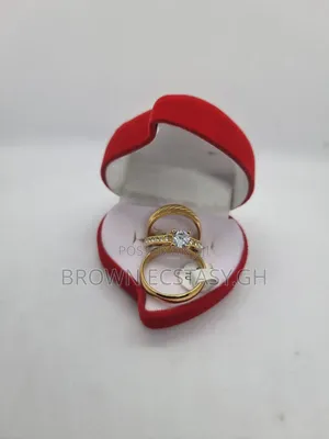 Wedding and Engagement Ring ( 3 Piece )