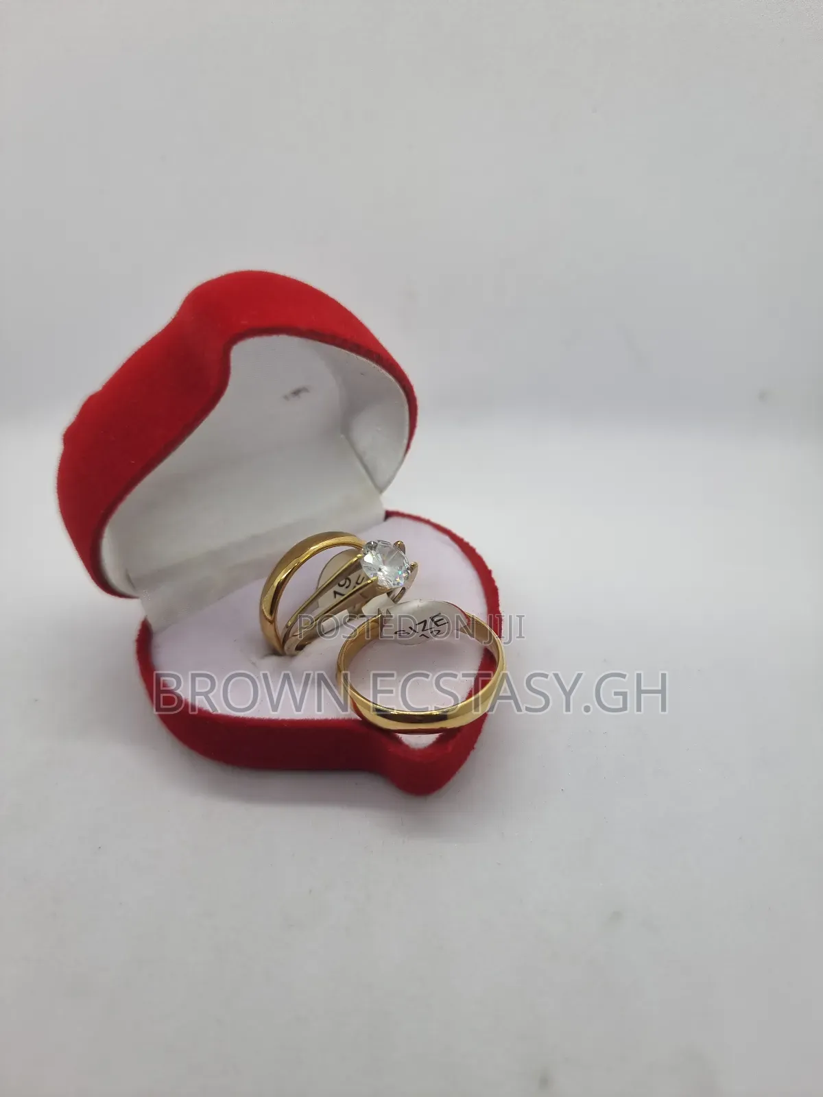 3 Piece Wedding and Engagement Rings