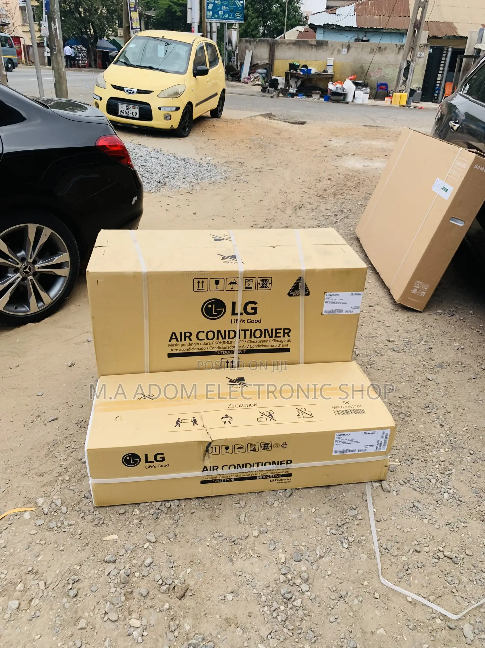 Original LG S4-Q24k23 2.5hp Split Dual Inverter Ac(White).