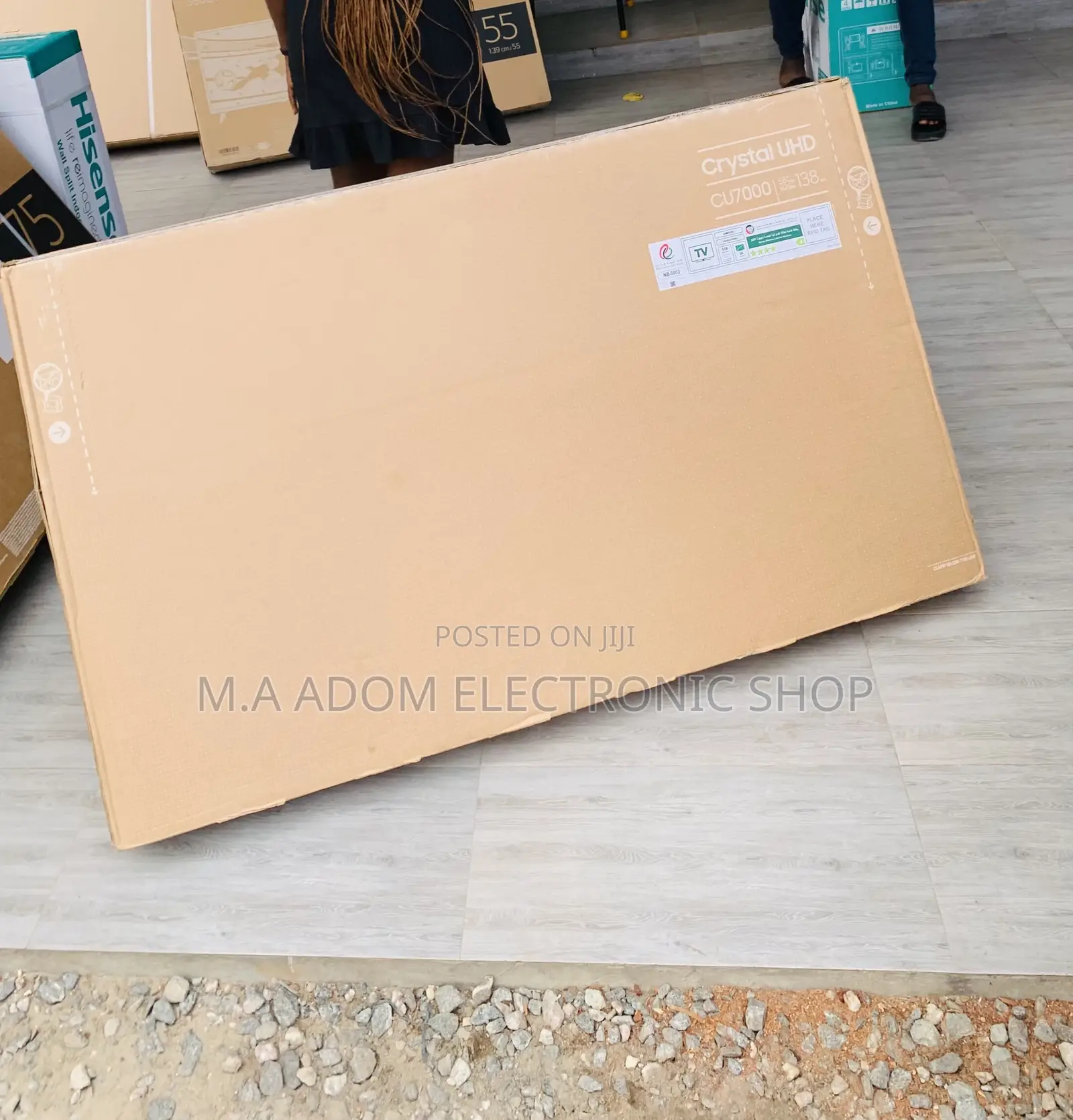 Energy Sufficient Samsung 55CU8000 55” Crystal Uhd Tv.