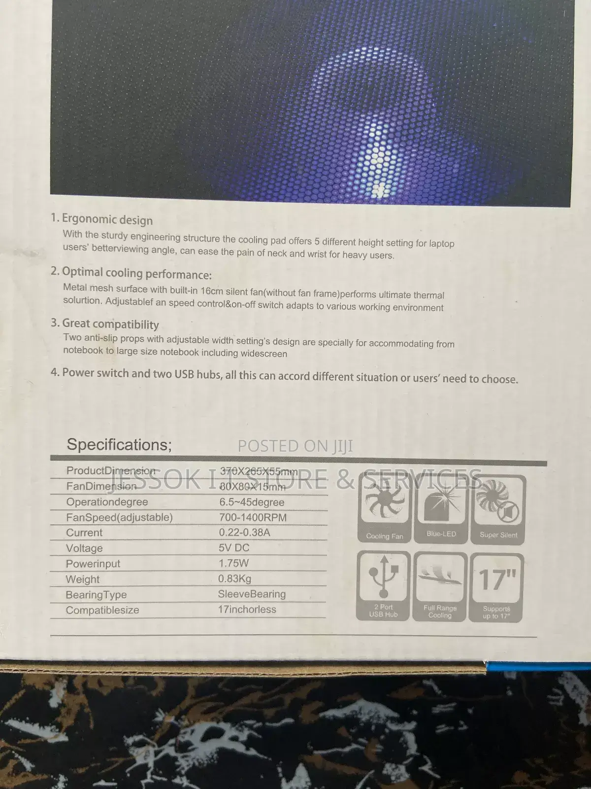 Laptop Stand and Cooling Pad