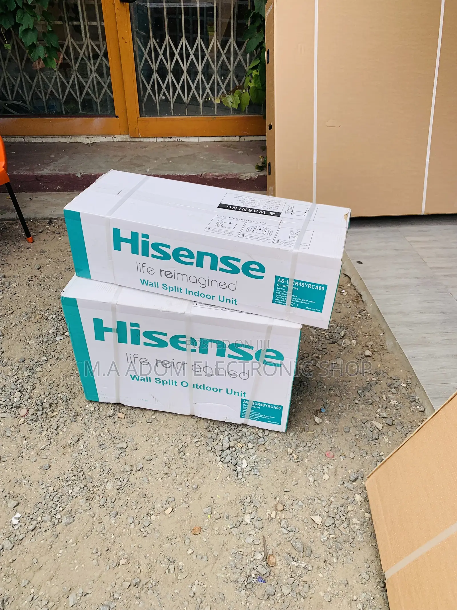 Sleek Hisence 1.5hp R410 Split Type Air Conditioner.