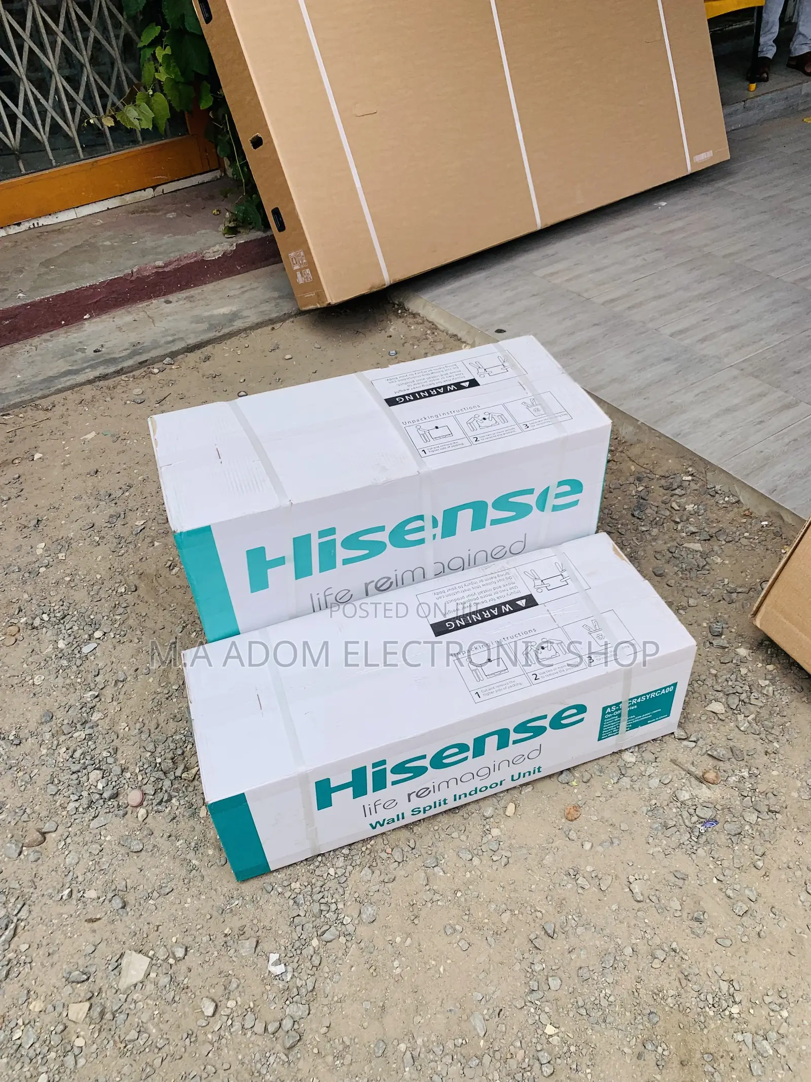 Extremely Cooling Hisence 1.5hp R410 Split Ac(White).