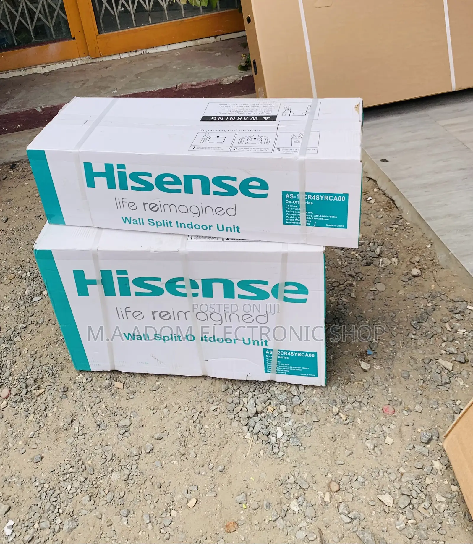 Affordable Hisence 2.5hp R410 Split Air Conditioner(White).