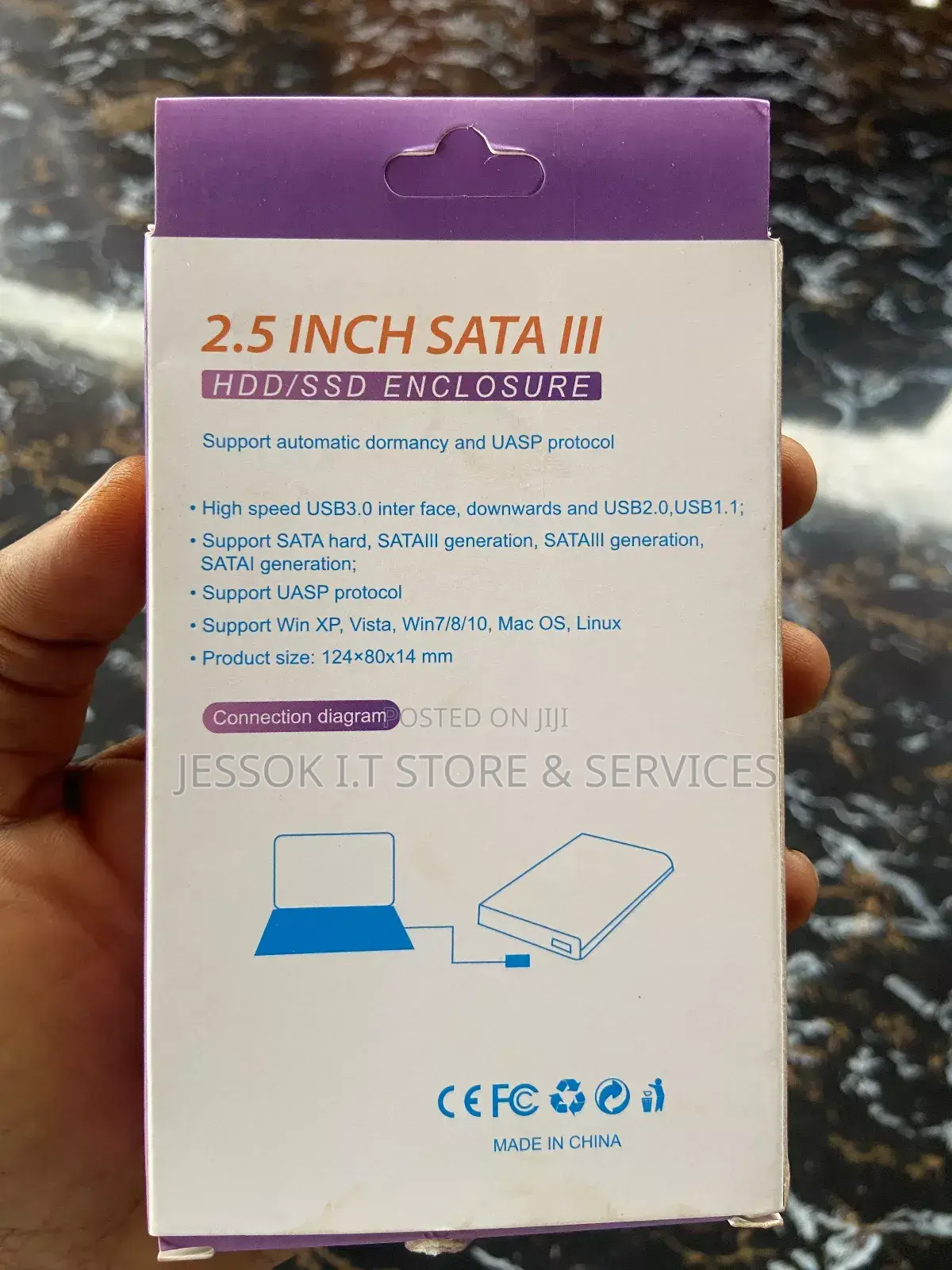3.0 Laptop Harddrive Case Transparent