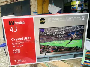 Energy Saving Yootoo 43 Inch Crystal Uhd Television.