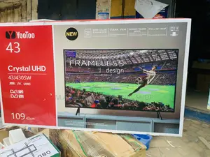 Authentic Yootoo 43 Inch Crystal Uhd Television(Black) 