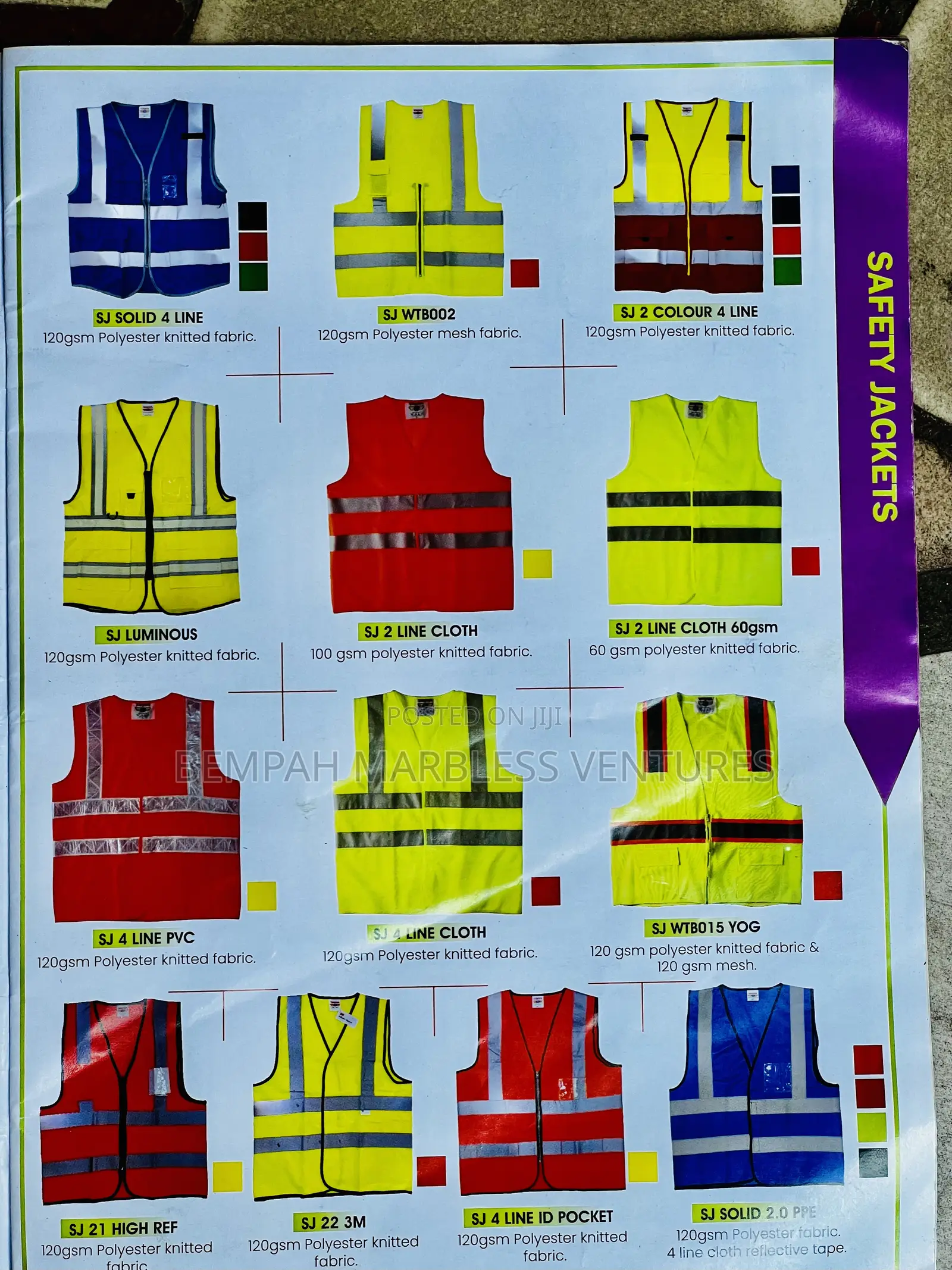 All Types Of Reflective Vest