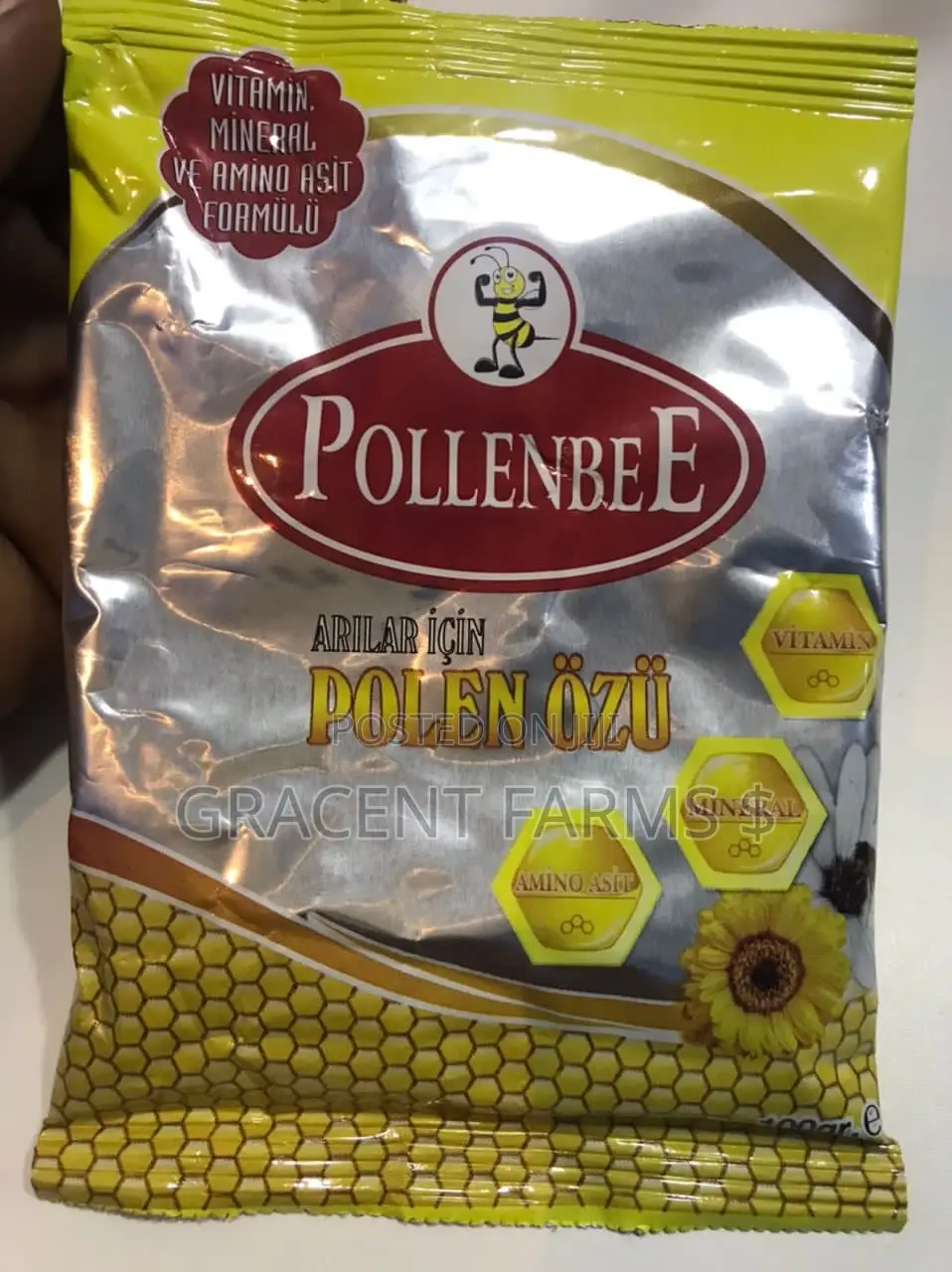 Pollenbee Pollen Extract for Honey Bees (100 Gr.)