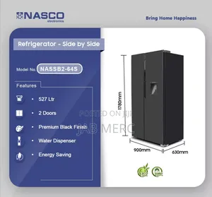 Nasco-527-LTR-Side-by-Side-Refrigerator