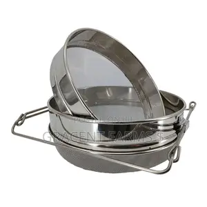 Stainless Steel Double Sieve Honey Strainer