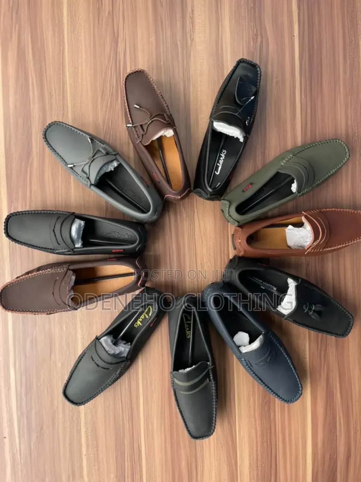 Clarks Leather Loafer Shoes for Men