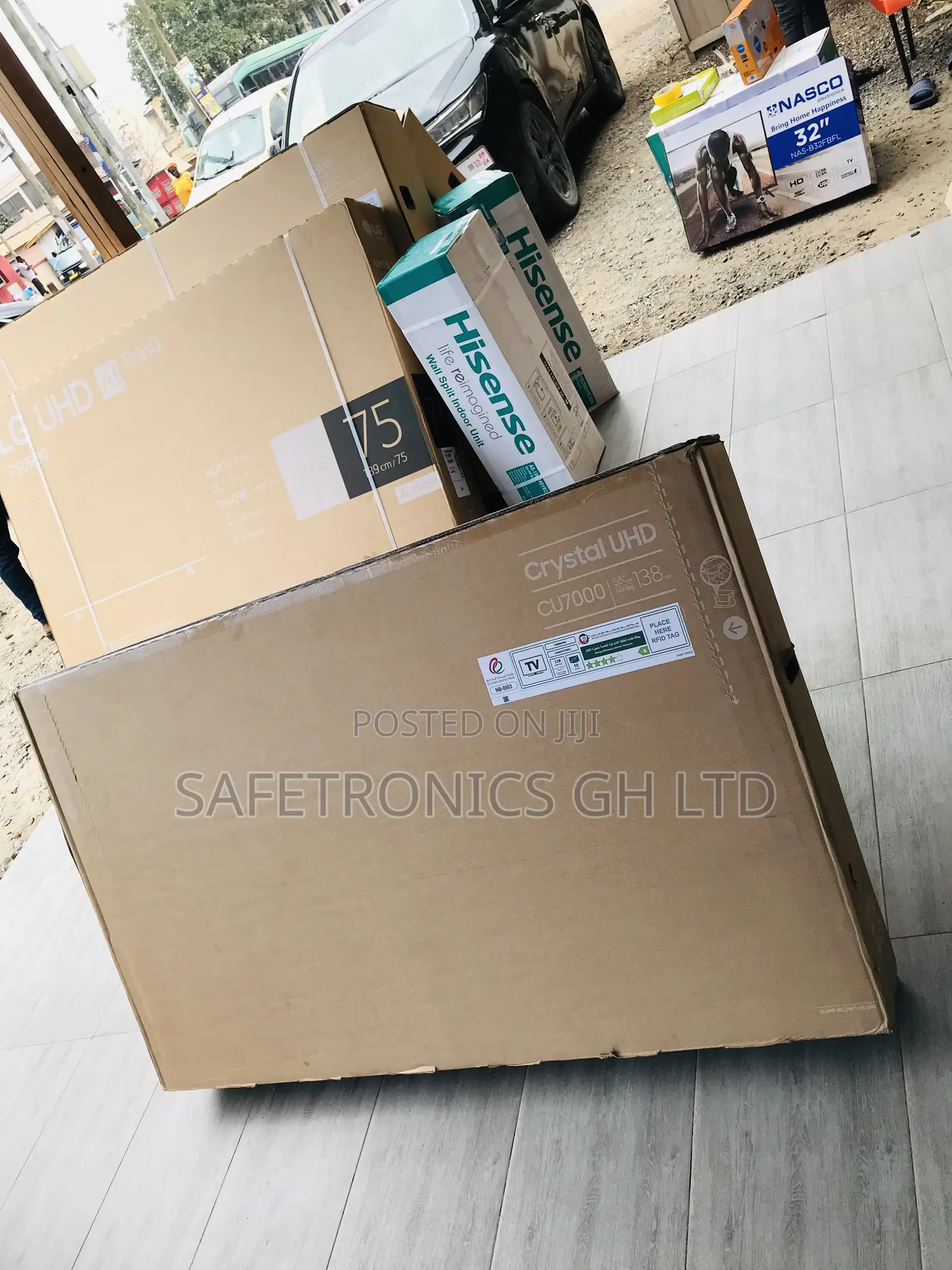 Uhd Samsung Smart Crystal Cu80 43 Inch (Black) Led Tv