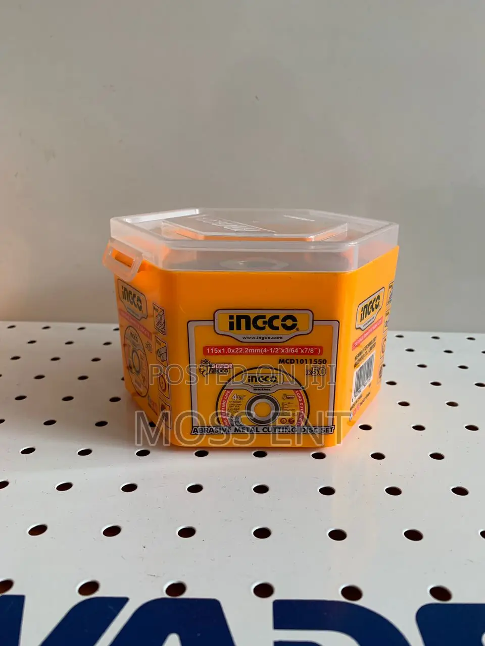 Abrasive Metal Cutting Disc Set 50pcs 4.5"X1mm - MCD