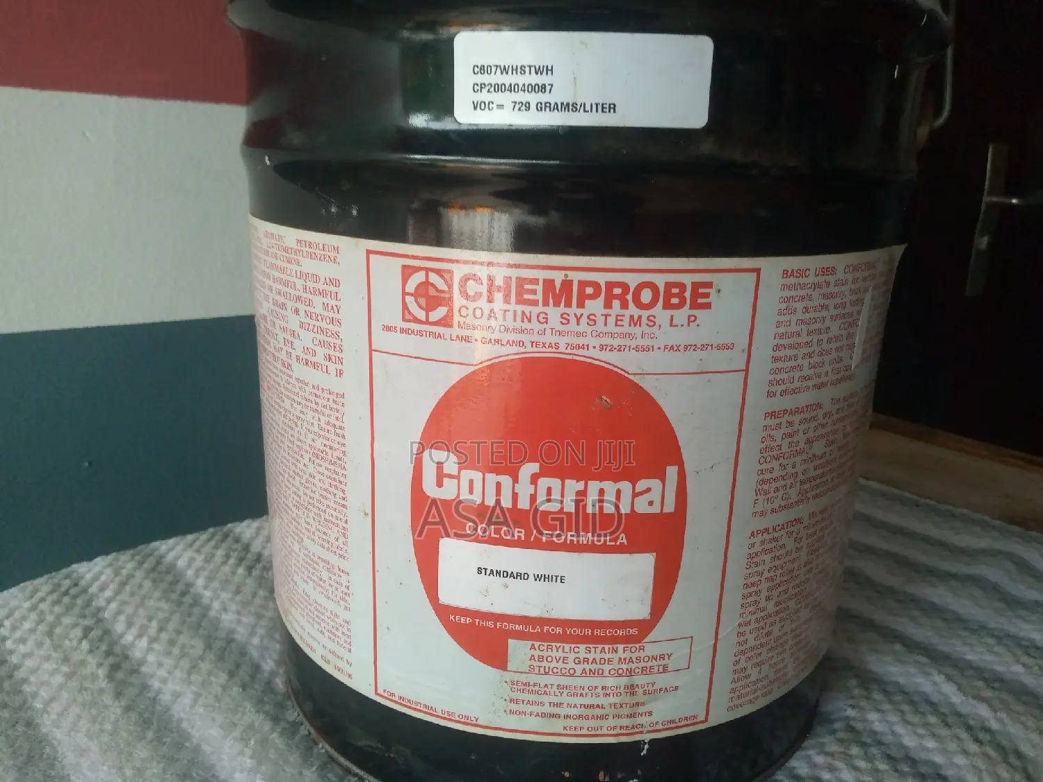 Conformal Stain Coating