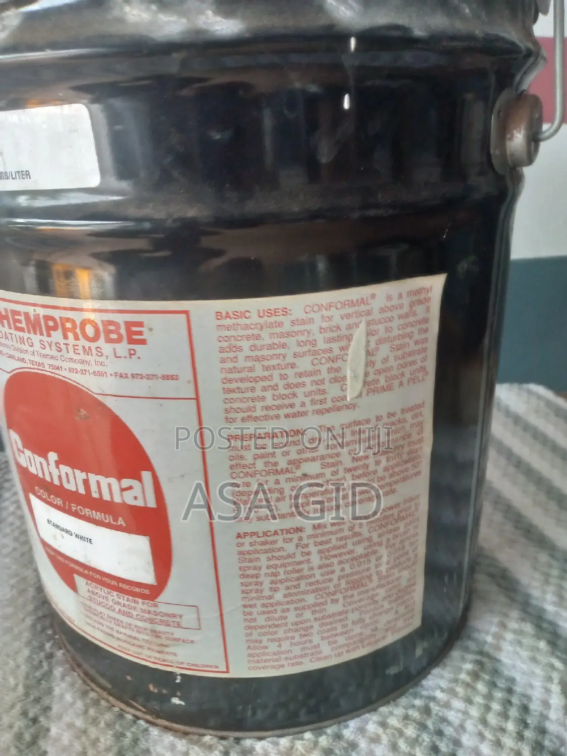 Conformal Stain Coating