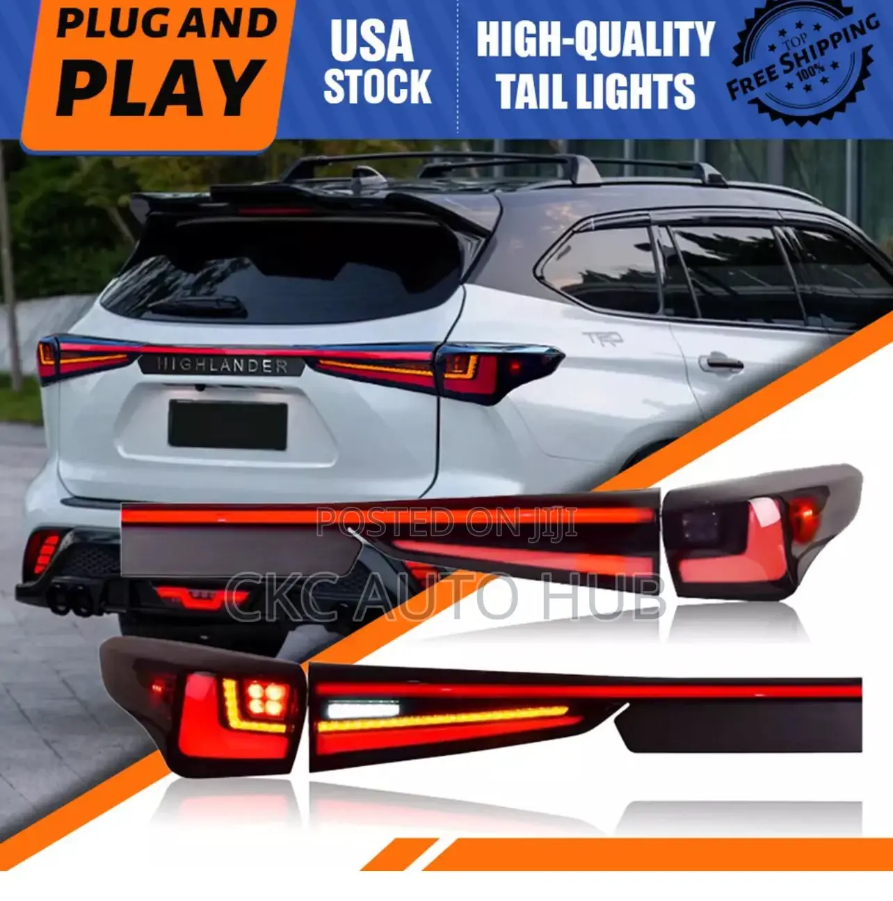 Highlander 2019 2020 2021 Led Tail Lamp