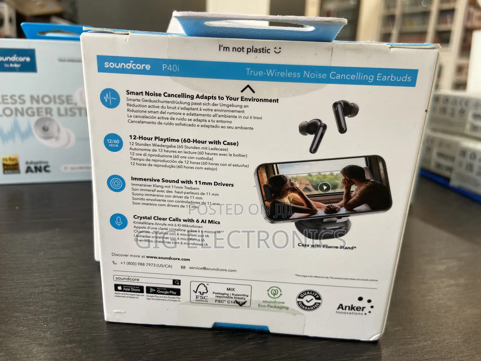 Anker Soundcore P40i Noise-Canceling True-Wireless Earbuds