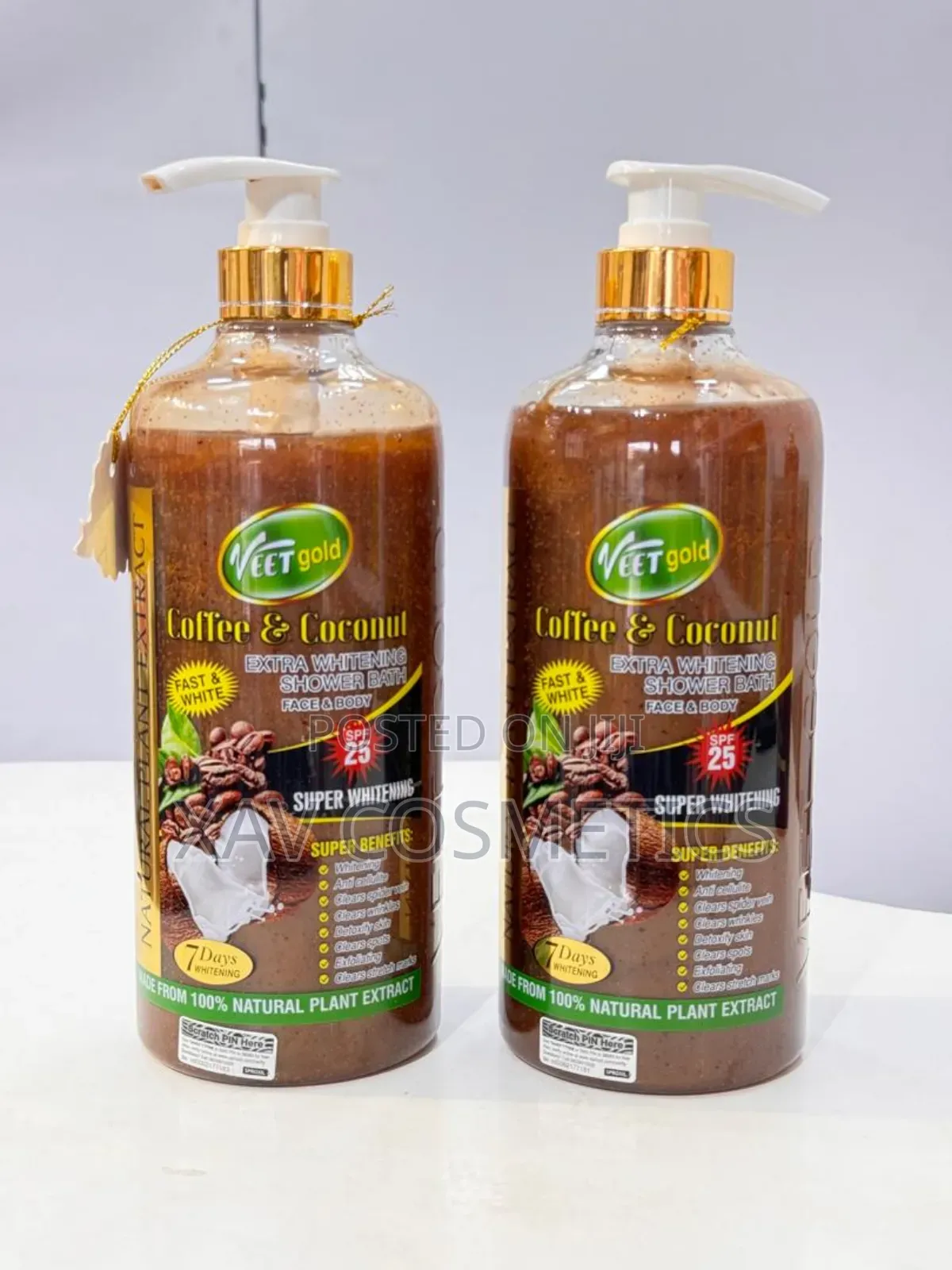Veetgold Coffee Coconut Extra Whitening Shower Gel