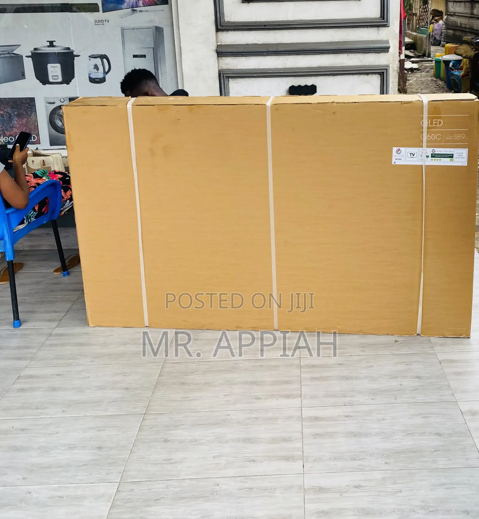 Sleek Samsung 75Q60 75 Inch Qled Smart Electric Tv.