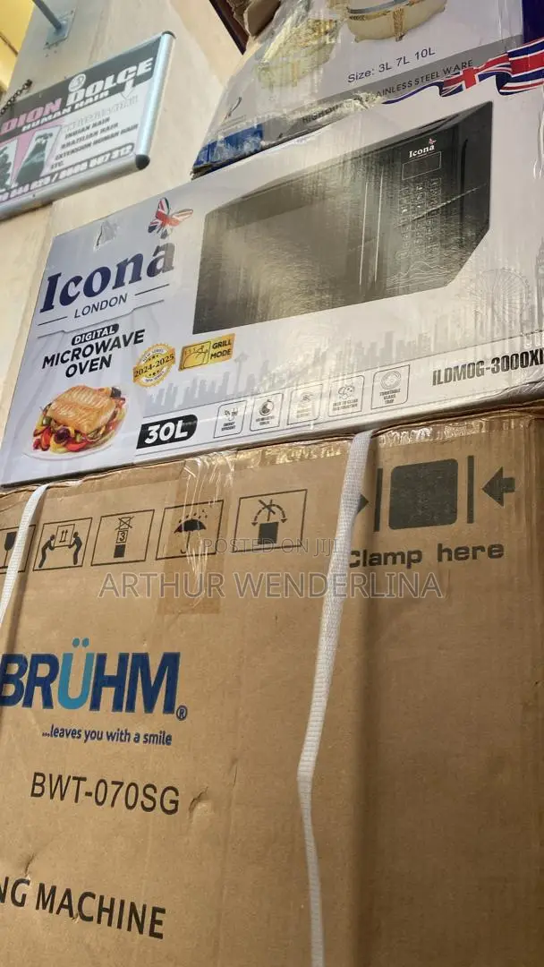 Icona Digital Microwave 30liters With a Grill